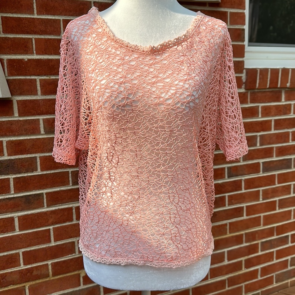 Hot & Delicious Short Sleeve Knit Top Size S